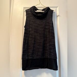 Two by Vince Camuto Black and Gray Tank Top